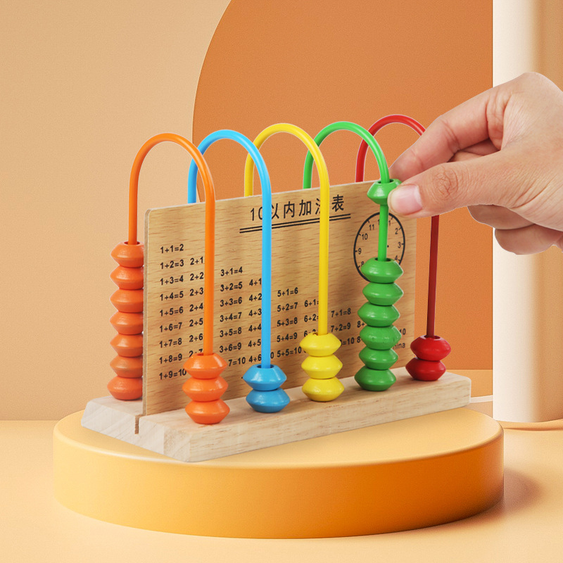 Five-gear counter primary school students' first and second grade mathematics teaching aids, counting tools, arithmetic, ten thousand five-element calculation framework learning tools