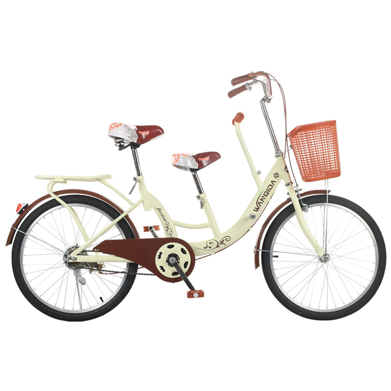 Wanqiida Family Car Mother and Child Car Double-Seater Bicycle Can Be Worn with Children's Bicycle Women's Model