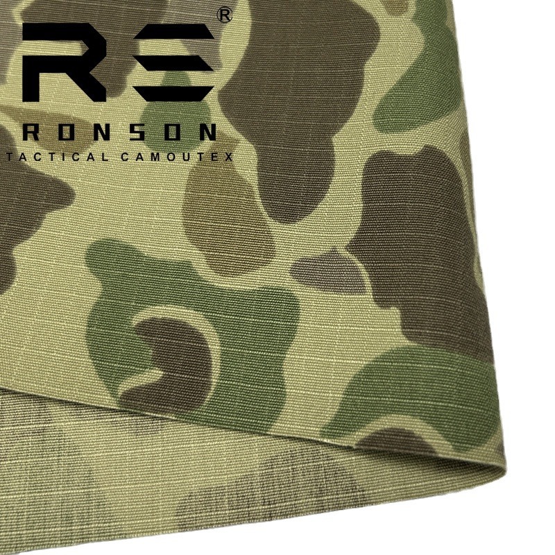 Duck Hunter Rongsheng Duck Hunting Jungle Camouflage Nylon Plaid Cloth Comfortable and Wear-Resistant Outdoor Tactical Fabric