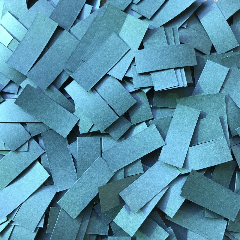 In-Stock Wholesale Highland Barley Paper Insulation Pads Hollow Solid 18650 Lithium Battery Adhesive Single-Cell Double-Cell Green Shell Paper