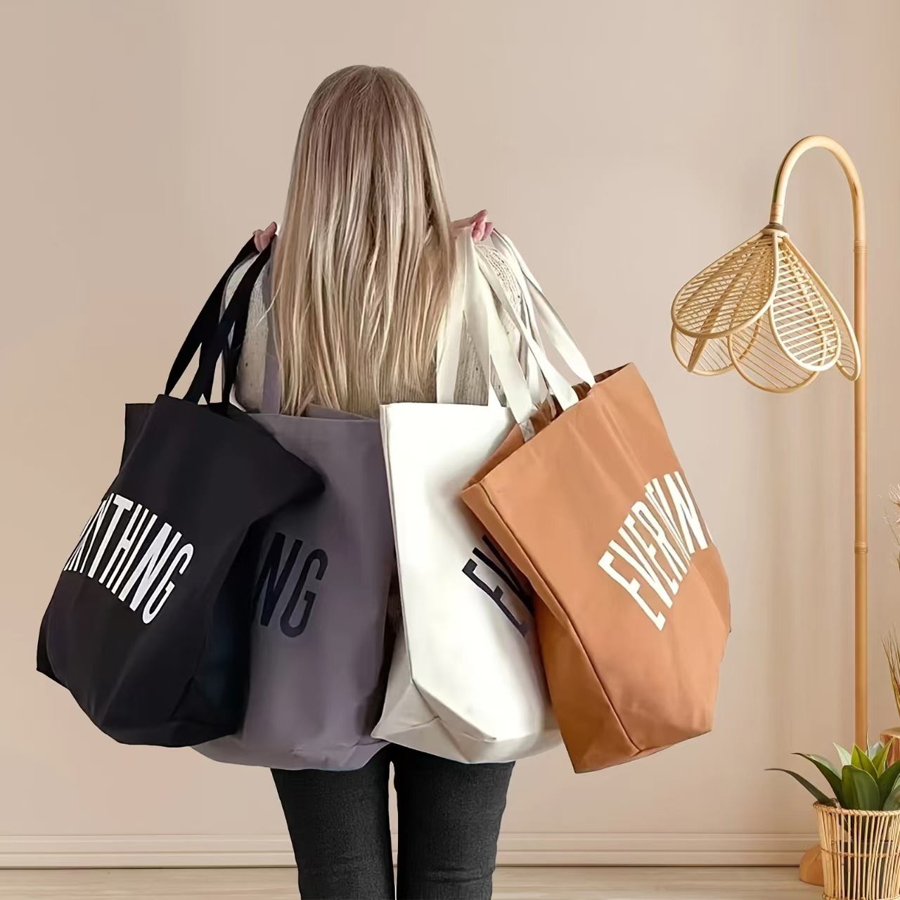 Canvas Bag Printing Processing Offset Printing Oil Printing Watermark Silicone Printing Pad Printing Digital Printing Glue Hot Stamping Uv Printing