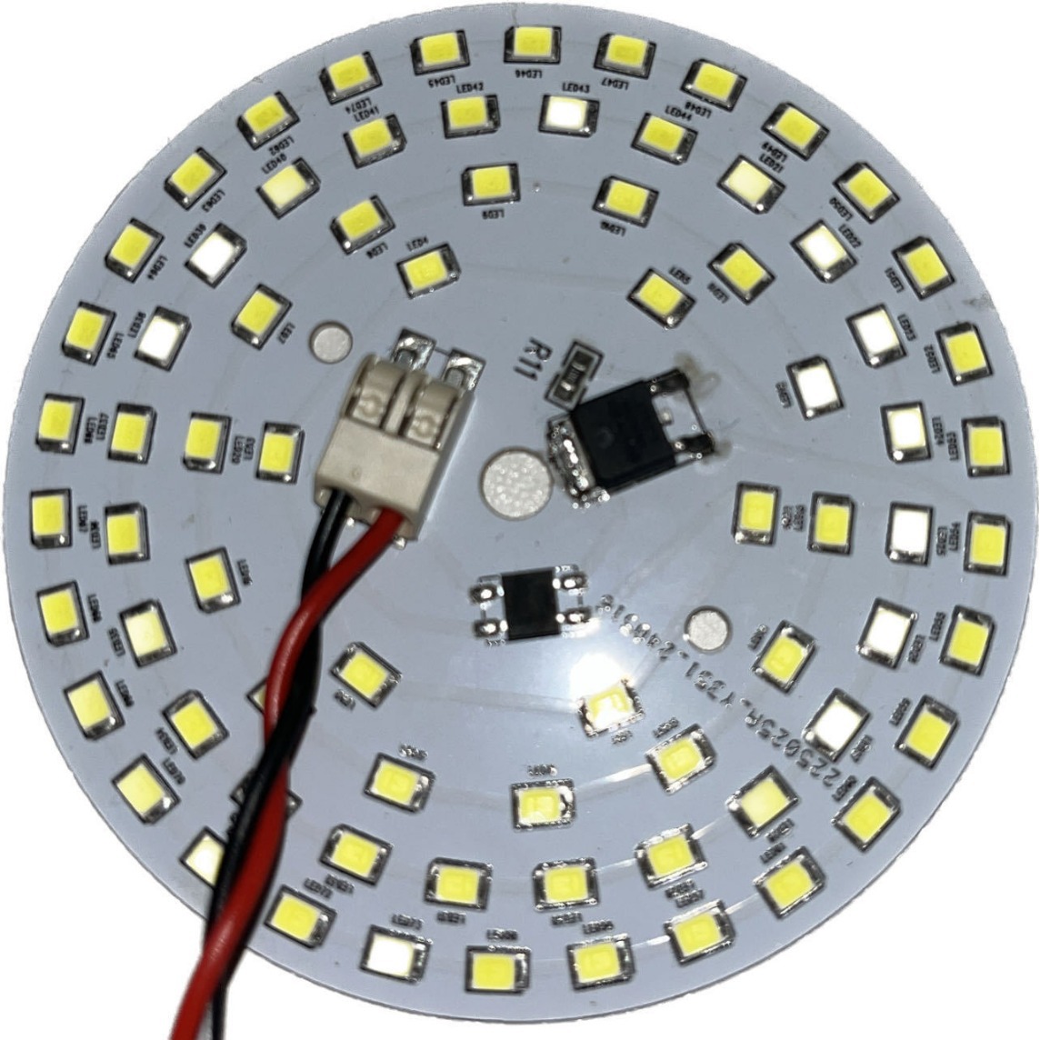 High-Brightness Led Lamp Bead Led Lamp Panel 220V High-Voltage Lamp Panel Single-Color Lamp Bead Fill Light Ring Patch