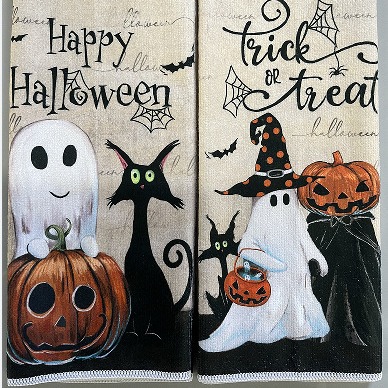 Amazon Cross-border Microfiber Printed Tea Towel Christmas Independence Day Easter Various Holiday Kitchen Towel