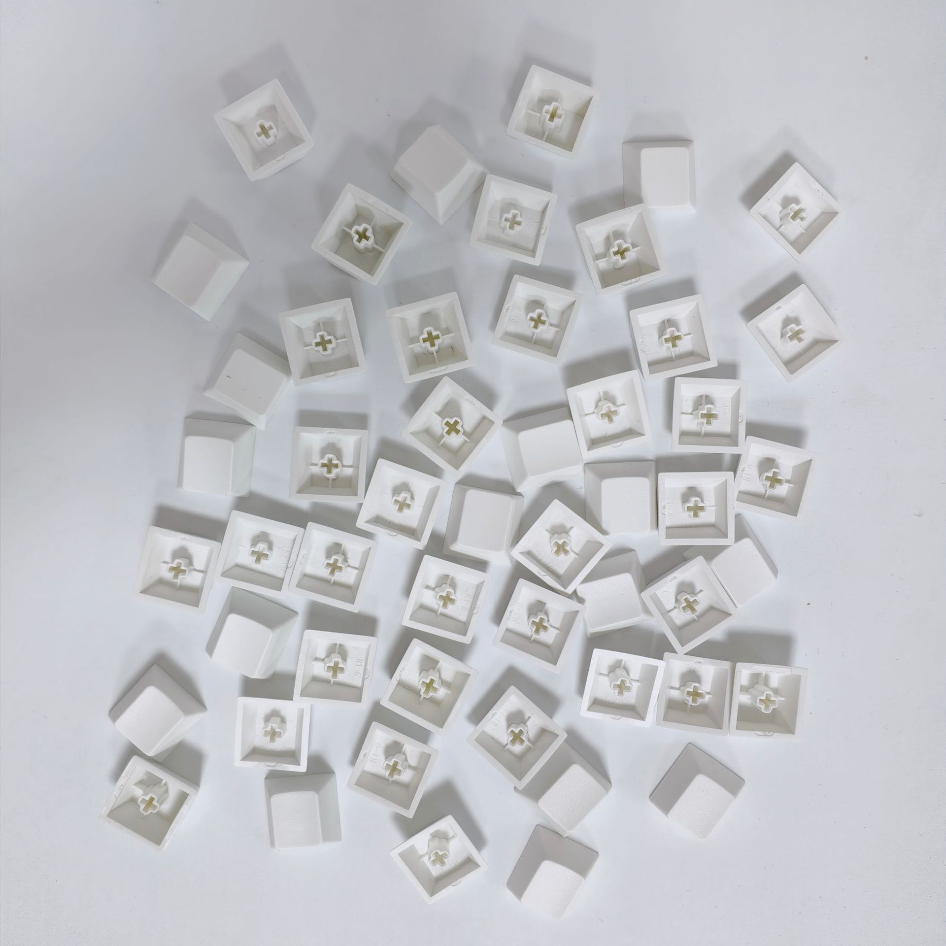 Original Height Keycap Material White Unengraved Pbt Material Blank Sublimation Keycap Material Keycap