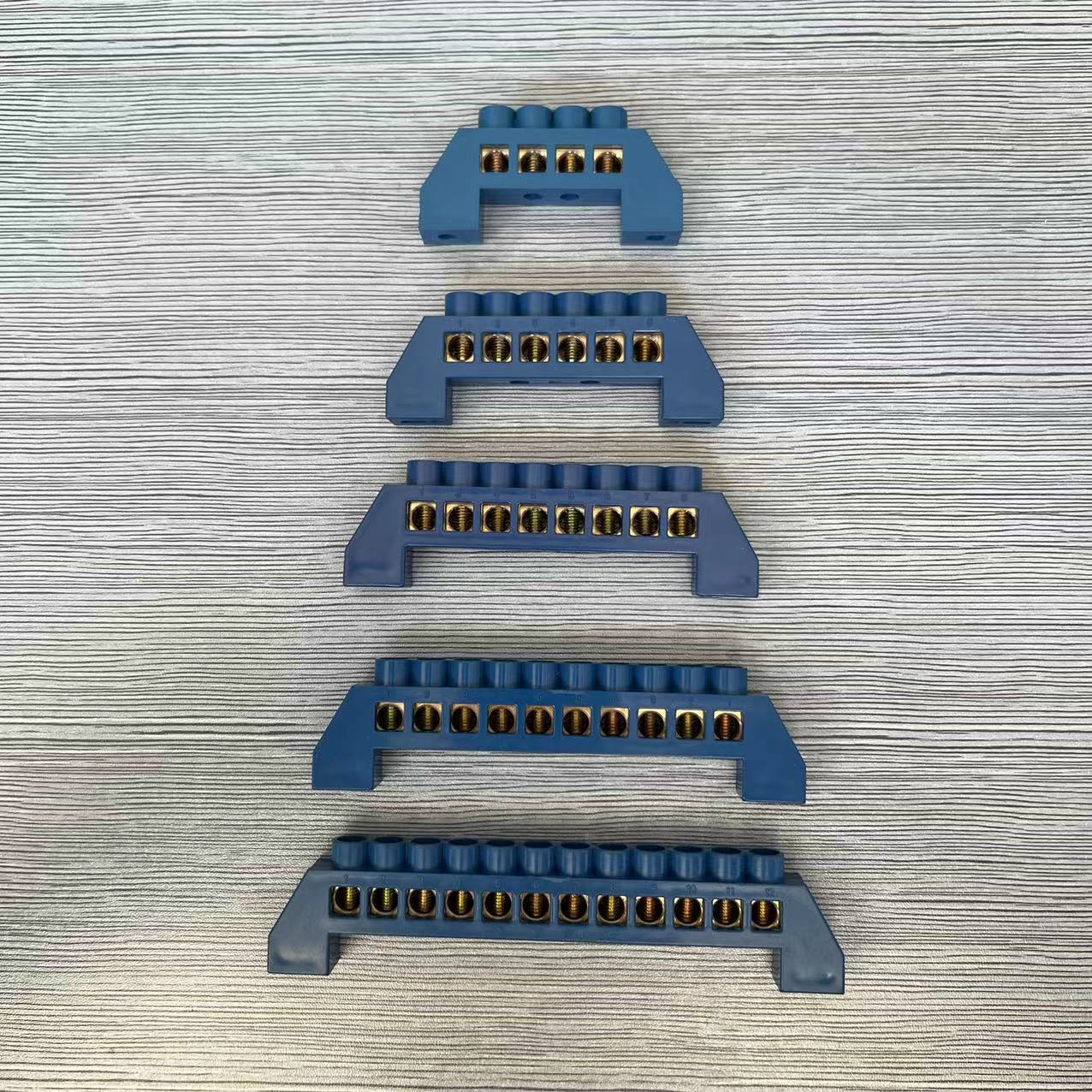 Bridge Type Connected to Zero Ground Terminal Block 4 6 8 10 12 Holes Zero Line Row NHA14