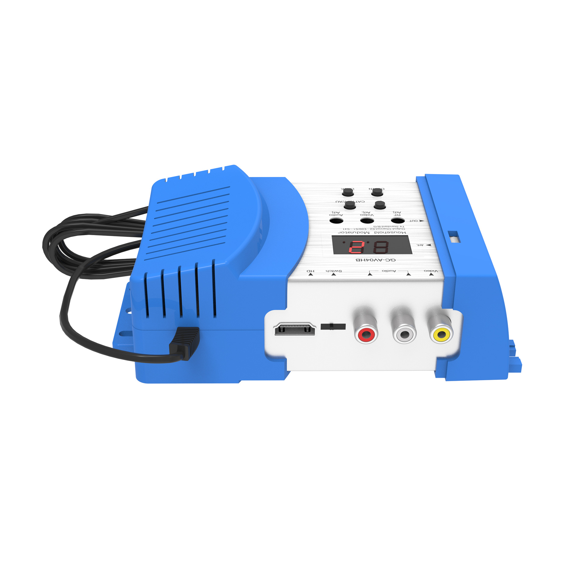 5860HD домашний модулятор GC-AV04 HD/AV к RF модулятор VHF UHF HDM69