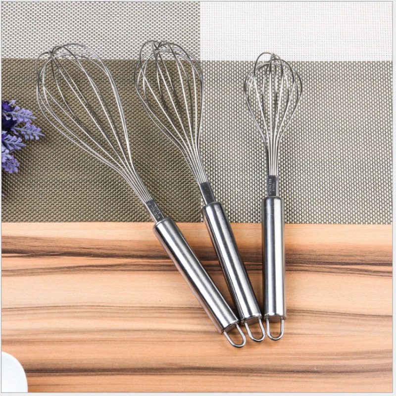 Stainless Steel Mixer Manual Household Cake Baking Egg Beater Kitchen Gadgets Supplies Egg Beater