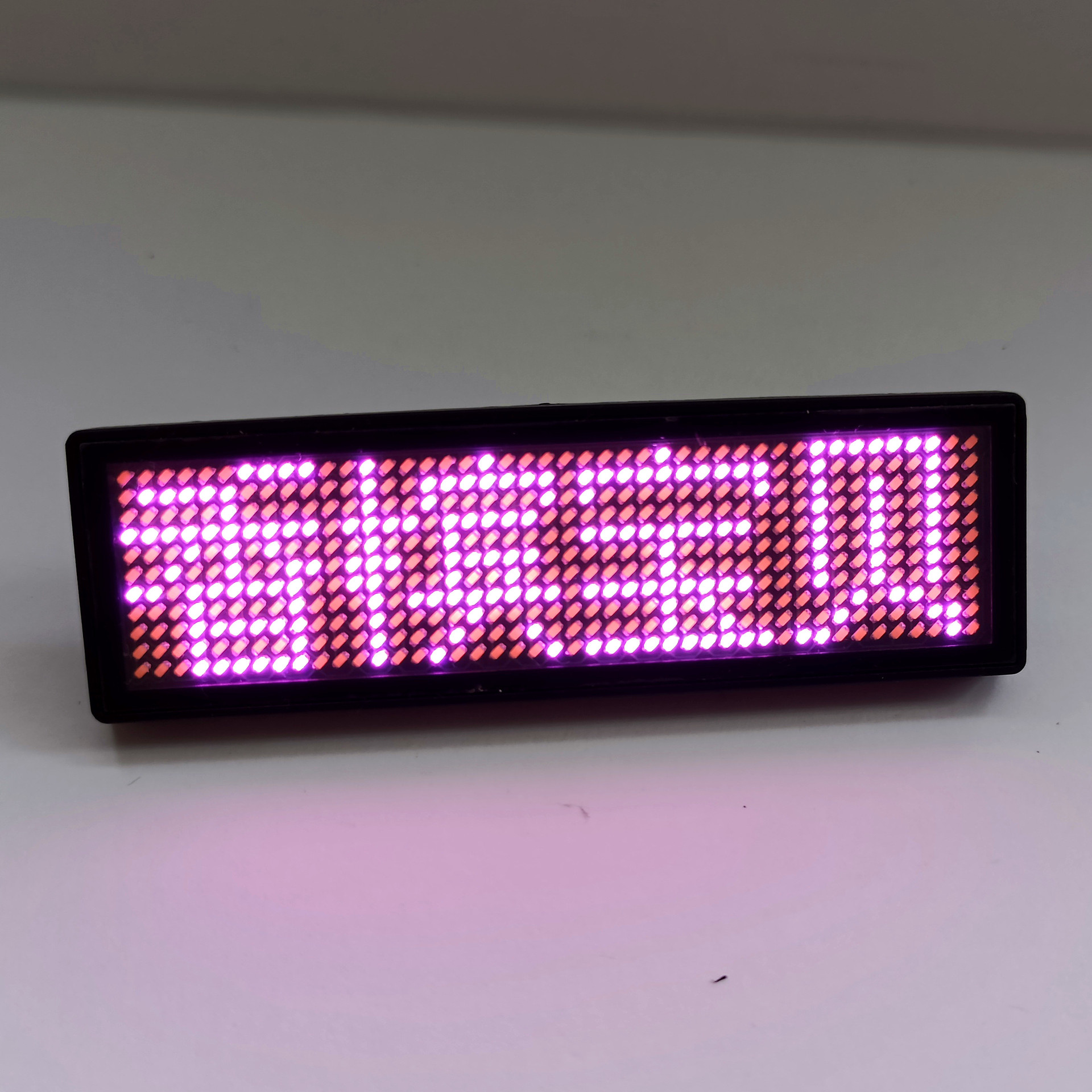 Led Name Badge Luminous Work Badge Digital Work Number Plate Driving Light Plate Ktv Bar Waiter Assistant Work Badge