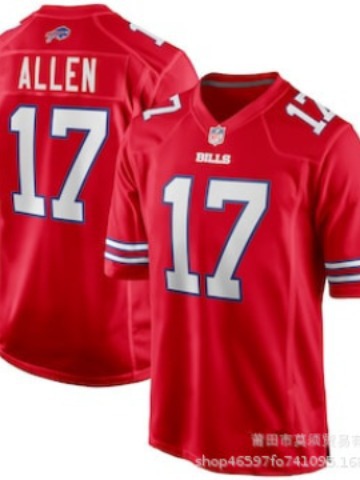 New NFL jersey Bill 17 ALLEN 58 MILANO 86 KINCAID sports olive uniform