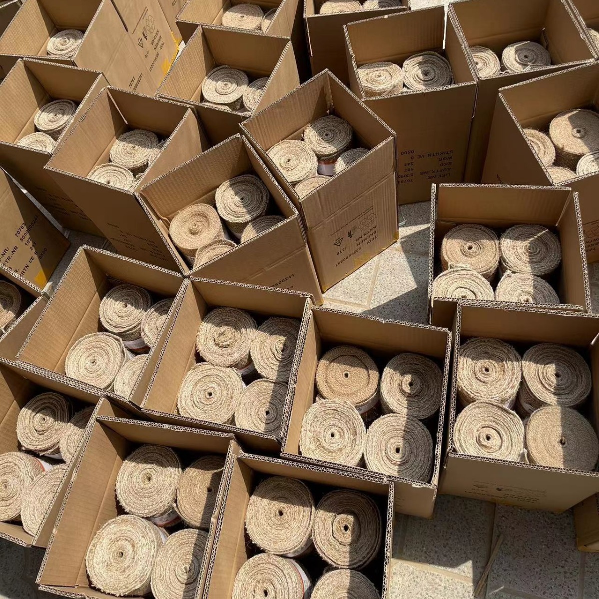 Factory Straight Hair Jute Burlap Burlap Gardening Burlap Roll Handmade Decoration DIY