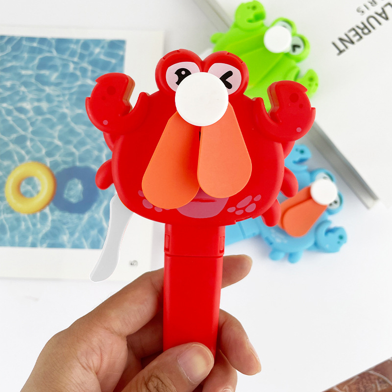 Ocean hand pressure fan children's fan submarine animal cute hand shake hand hand small fan toy gift fan