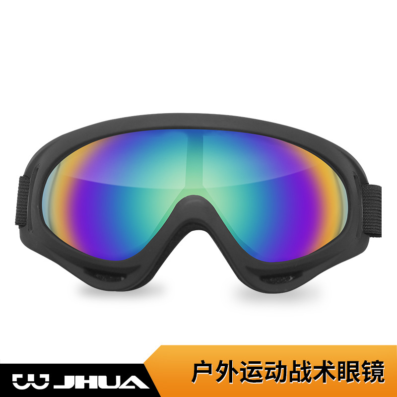 Cross-Border Wholesale Sports Tactical Glasses Dustproof Off-Road Desert Glasses X400 Military Fan Glasses Tactical Goggles