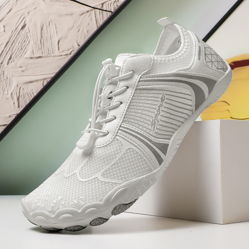 2025 New Summer Outdoor River Rafting Wading Shoes Men's Beach Swimming and Snorkeling Five-Finger Shoes Wading Amphibious Shoes