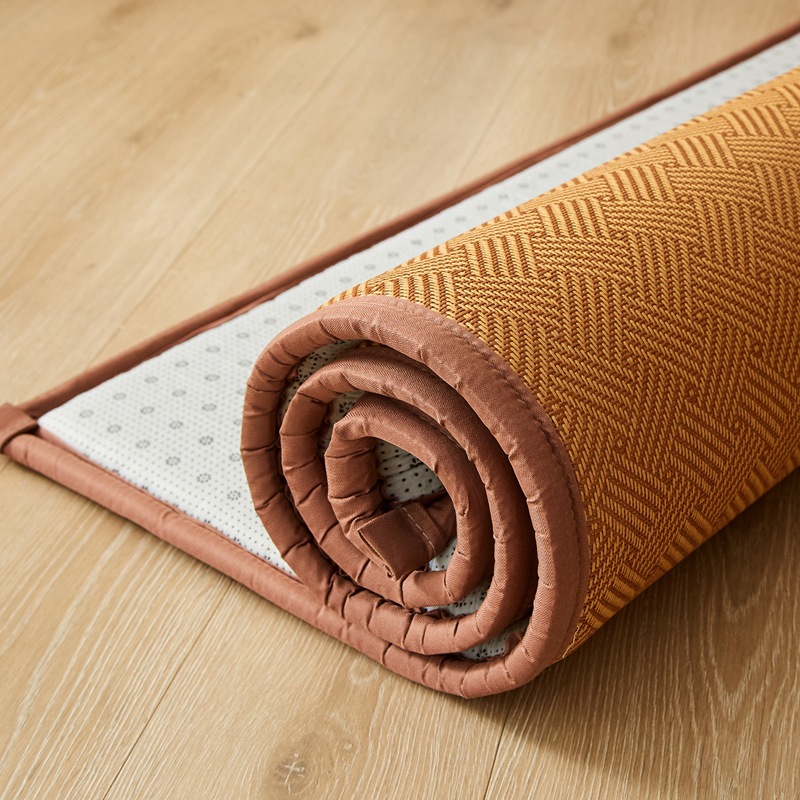Factory direct thick ice rattan mat mat tatami home bedroom carpet summer sleeping floor mat wholesale