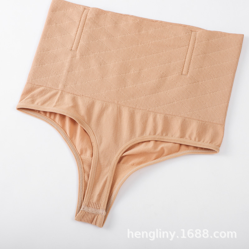 Cross-border Foreign Trade Plus Size Seamless High Waist Bone Shaping Pants Hip-lifting Sexy Triangle T-shaped Underwear Women's Underwear