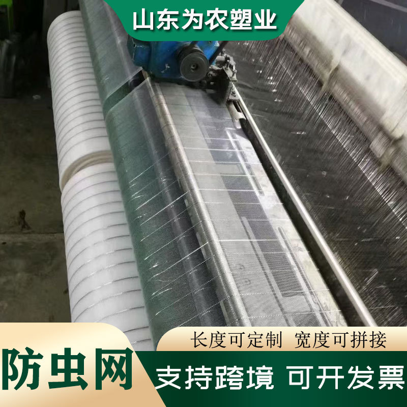 40 Mesh 60 Mesh 80 Mesh 100 Mesh Cross-Border Plant Mesh Cover Export Cutting Polyethylene Insect-Proof Mesh Vegetable Greenhouse Mesh