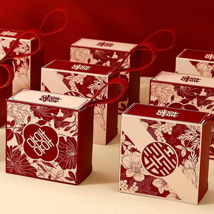 Candy Box 2025 New Wedding Engagement Gift Box Candy Box Wedding Candy Box Chinese High-end Sense Packaging Box