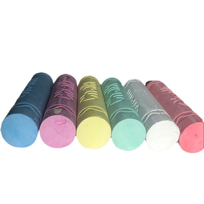 Large Bold Bullet Sidewalk Easy Clean Street Industrial Dust Free Timber Steel Pipe White Color Chalk