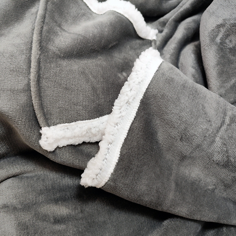 Amazon Blanket Wholesale TV Sleeve Big Mouth Warm Pocket Blanket Cross-border Sleeve Wearable Blanket Wearable Blanket