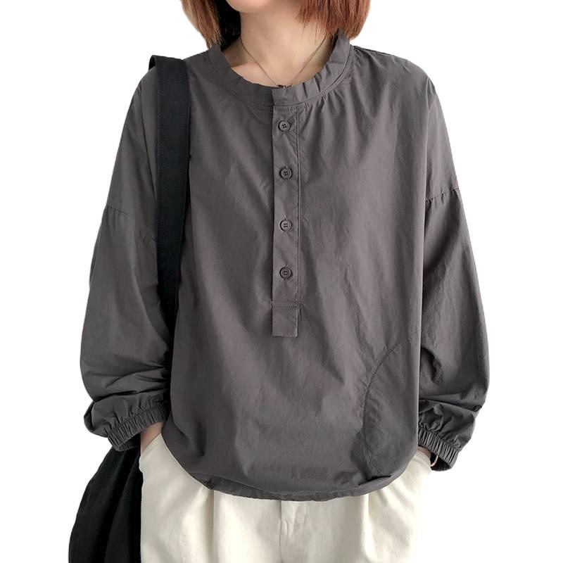 Women's Long Sleeve Shirt 2024 New Style Fashion Top Casual Loose plus size Pullover Shirt Trendy