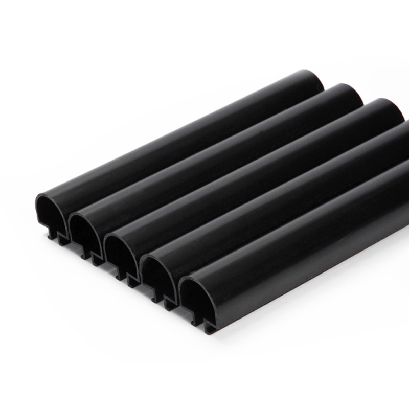 Customized Abs Black Plastic Profile Automation Equipment Profile Semiconductor Extrusion Profile Wire Duct Special-Shaped Pipe