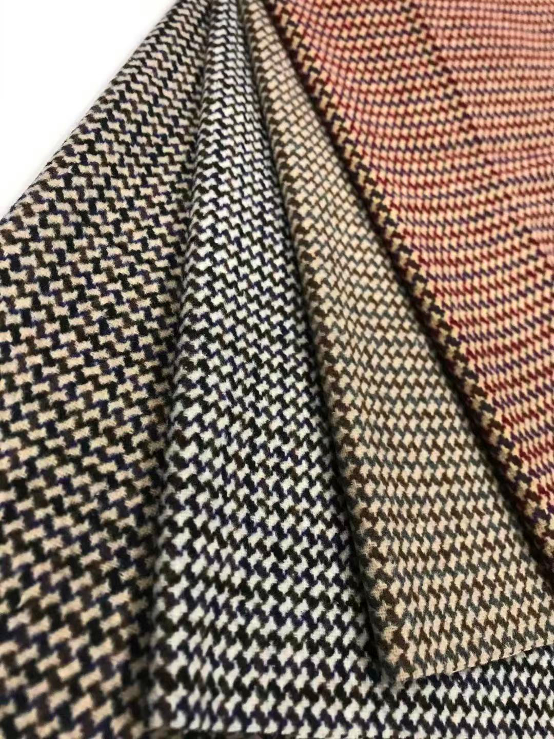 Щетинистая ткань с мелким костяным клетчатым рисунком одежда/обувь, головные уборы/ткань для сумок, красивые цены, ткани Шаосин