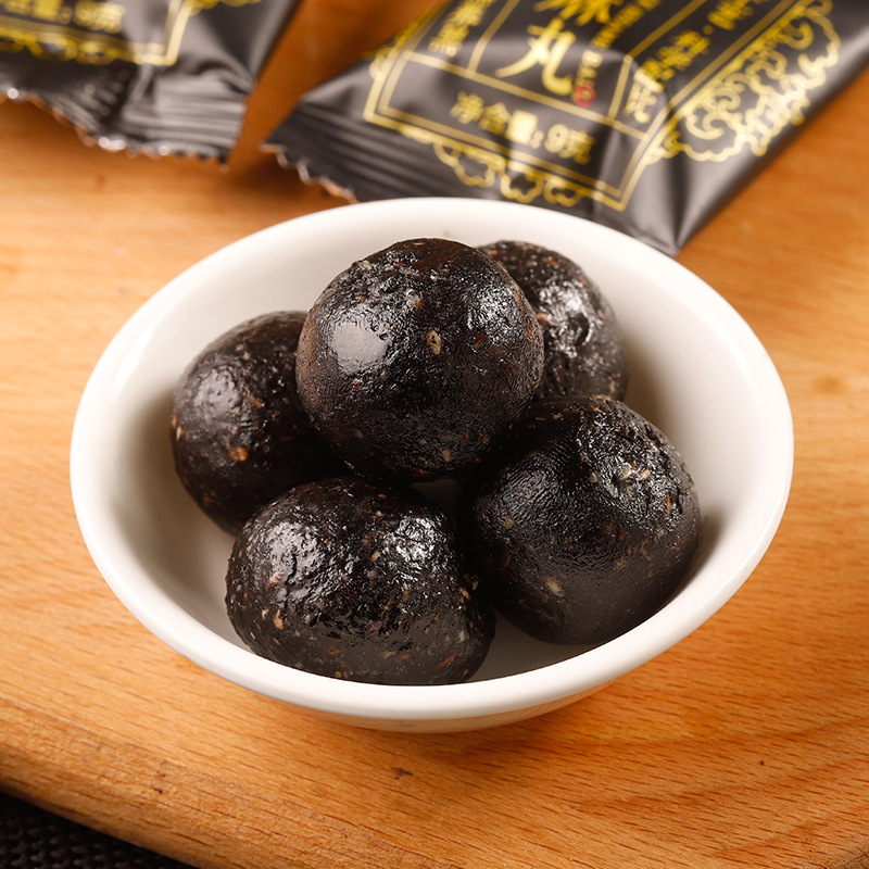 Customized Oem Handmade Black Sesame Balls, Nine-Steamed and Nine-Dried Meatballs, Various Nourishing Meatballs, Customized Delivery