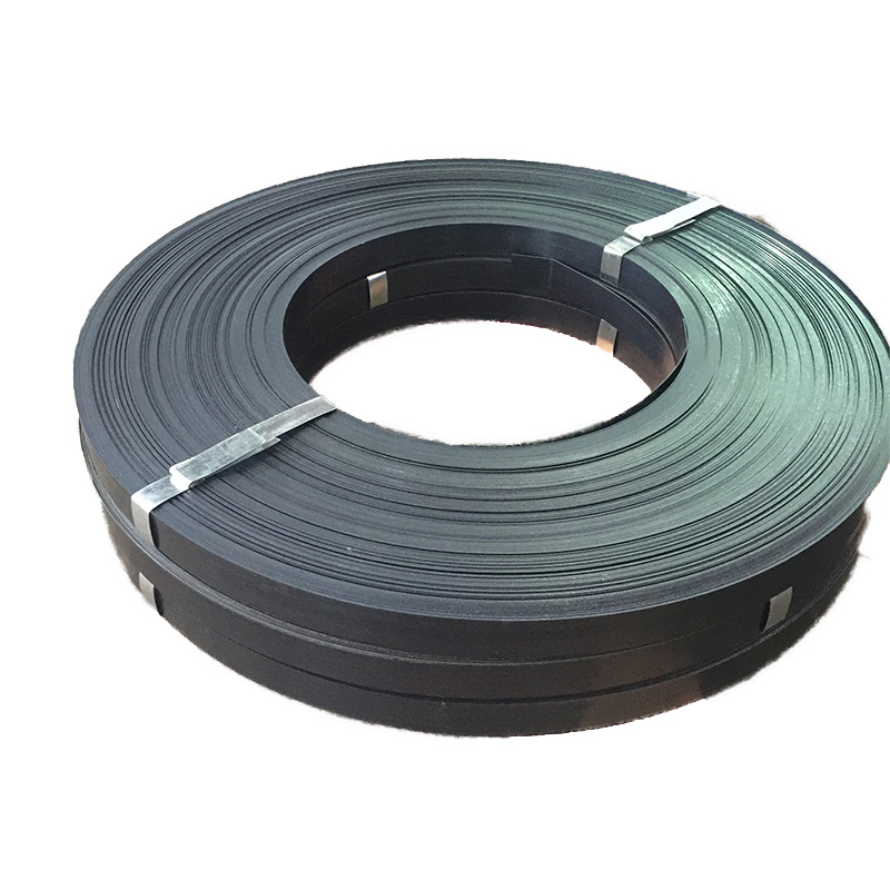 National Standard Q195 Hot-Dip Galvanized Packaging Steel Belt Q235B Baked Blue Iron Packaging Belt Black Steel Belt Tianjin Spot