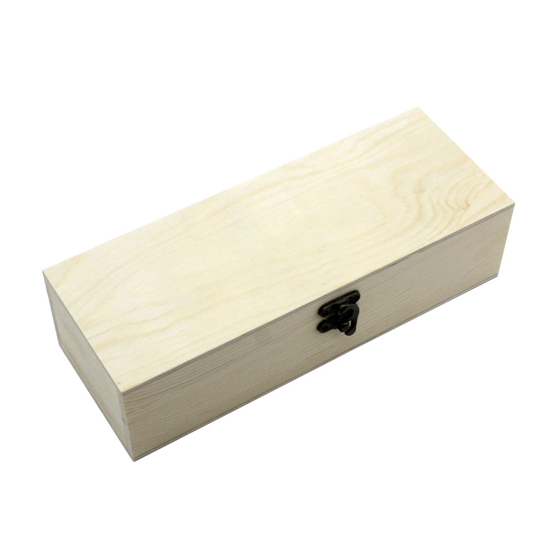 ! 4-grid multi-grid wooden box packing box tea box, storage box, gift box sundries storage box