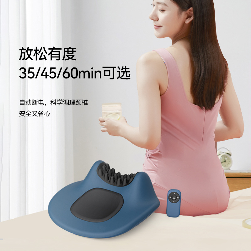 Hospital Medium Frequency Pulse Therapy Instrument Massage Pillow Hot Compress Physiotherapy Instrument Curvature Correction Home Medical Neck Massager