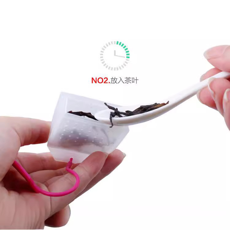 Tea Filter High Temperature Resistant Silicone Tea Bag Bag Tea Bag Filter Bag Shape Silicone Tea Maker