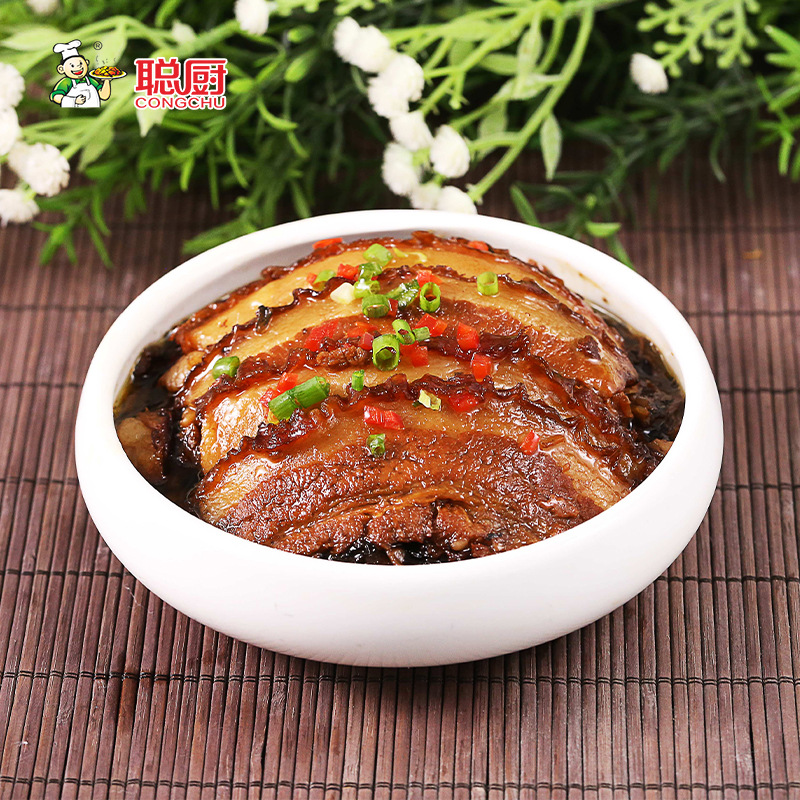 Congchu Take-Out Cooking Package Wholesale Fast Food Rice Bowl Cooking Package Commercial Small Bowl Dishes Heated Ready-To-Eat Braised Pork Rice