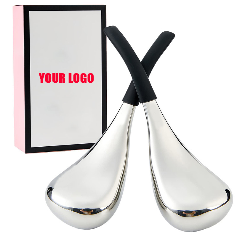 Cross-border explosives stainless steel ice wave ball ice compress small ice hammer face eye beauty massage Cryo Globe Ball