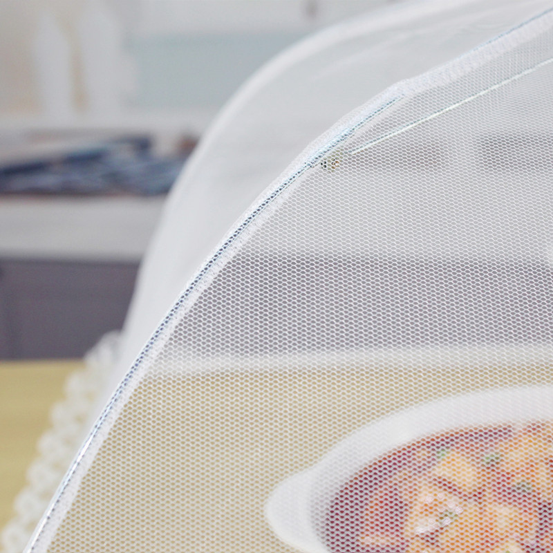 Amazon Cross-Border Square Dish Cover Large Foldable Anti-Fly Net Cover Anti-Insect Mesh Food Cover Dining Table Cover