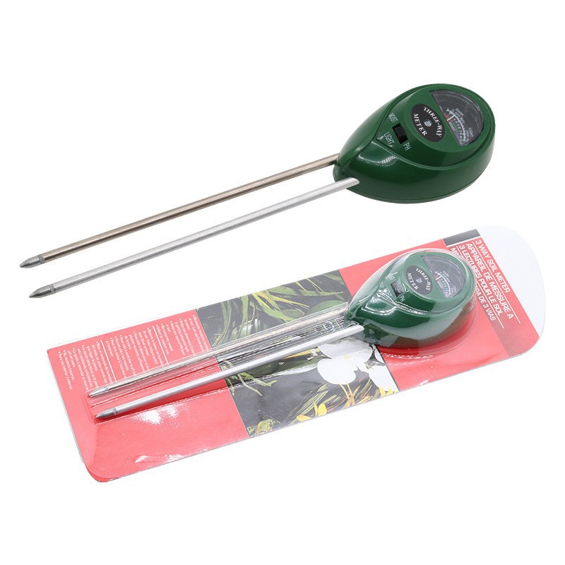 Soil Three-In-One Ph, Moisture, and Light Detector, Moisture Ph Gardening Humidity Non-Ec Detector Soil Tester