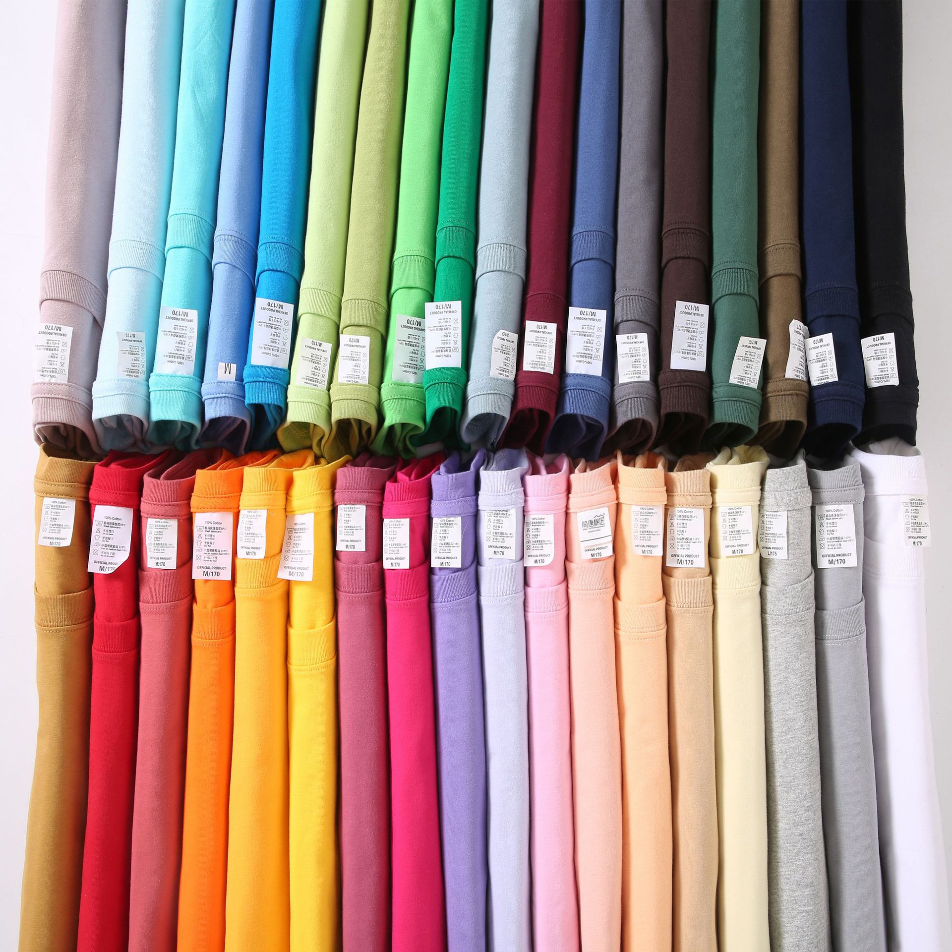 Heavy Weight 180G-385G Fabric Retro Washed T-Shirt Customization Printed T-Shirt Loose Trendy Brand Short-Sleeved Customization Factory