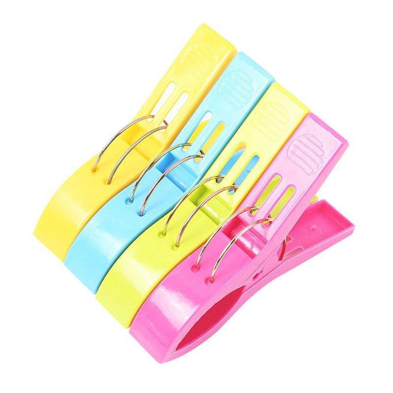 Thickened Plastic Clothes Drying Clips for Quilts and Clothes, Large Household Strong Windproof Clothespins for Drying Sheets and Quilts