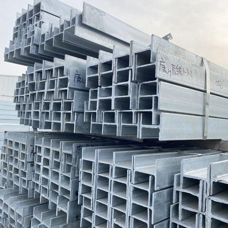Manufacturer Wholesale Galvanized I-Beams Hot-Dip Galvanized I-Beams Black Material Can Be Processed and Delivered Q355B