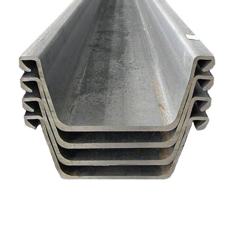 Steel Pile Manufacturer Q235B Hot-Rolled U-Shaped Tensile Steel Column Processing Construction Site Water-Blocking Cold-Bent Special-Shaped Steel Pile