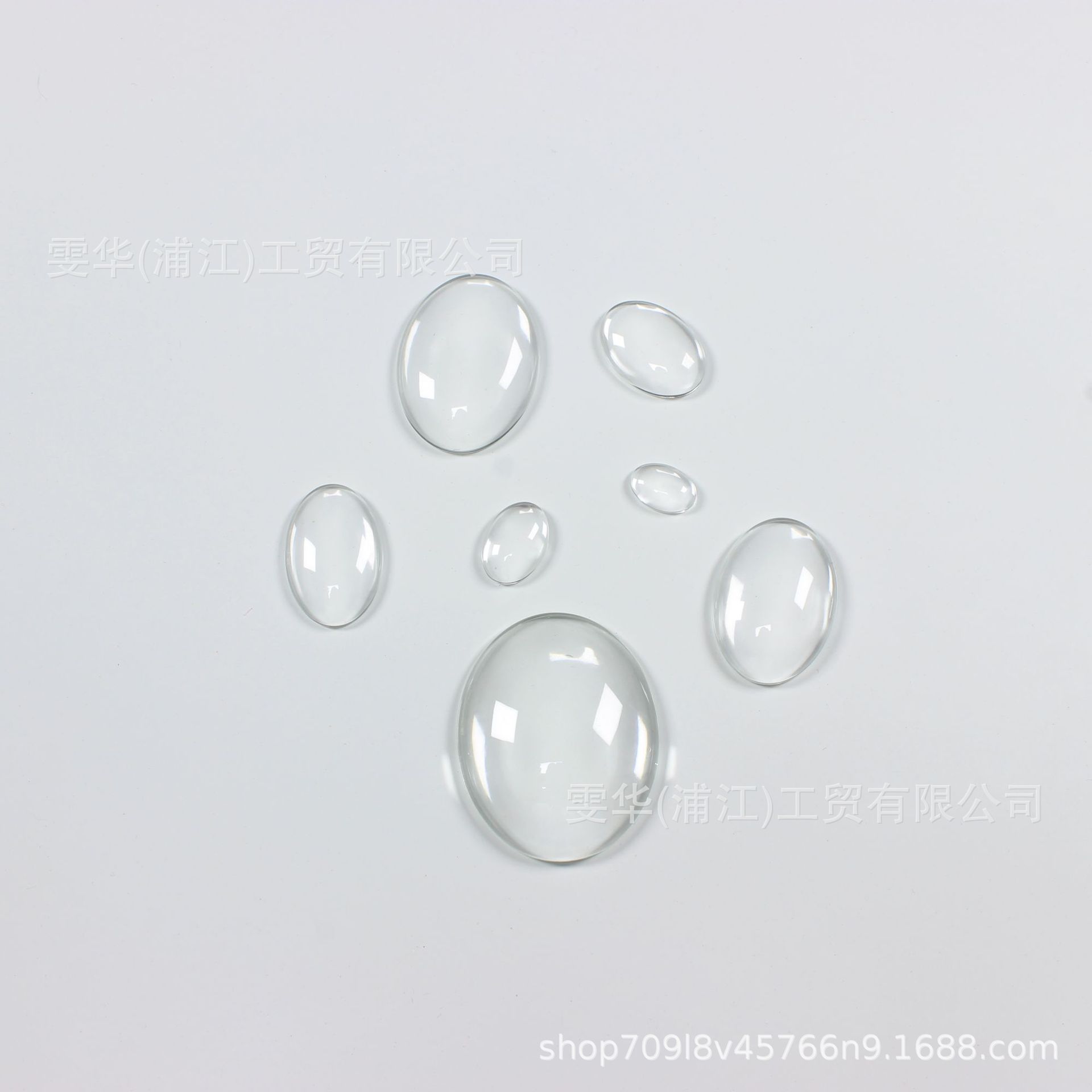 DIY Creative Oval Crystal Glass Refrigerator Magnet Time Gem Glass Patch Bracelet Pendant Accessories Trinkets