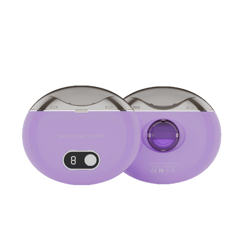 Compact Electric Nail Clipper, Uv Disinfection Manicure, Rechargeable Nail Polisher, Safe Nail Clipper for the Elderly and Children