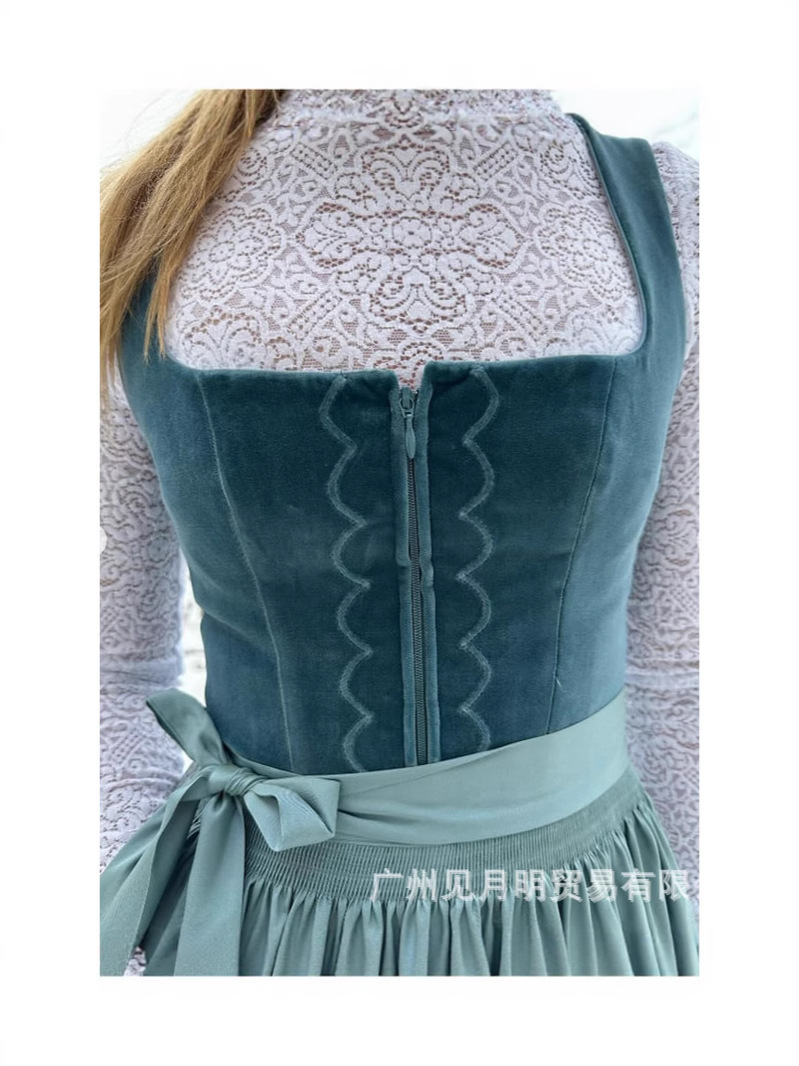 2025 Amazon Independent Station German Munich Beer Bavarian Women's dress Two-Piece Beer