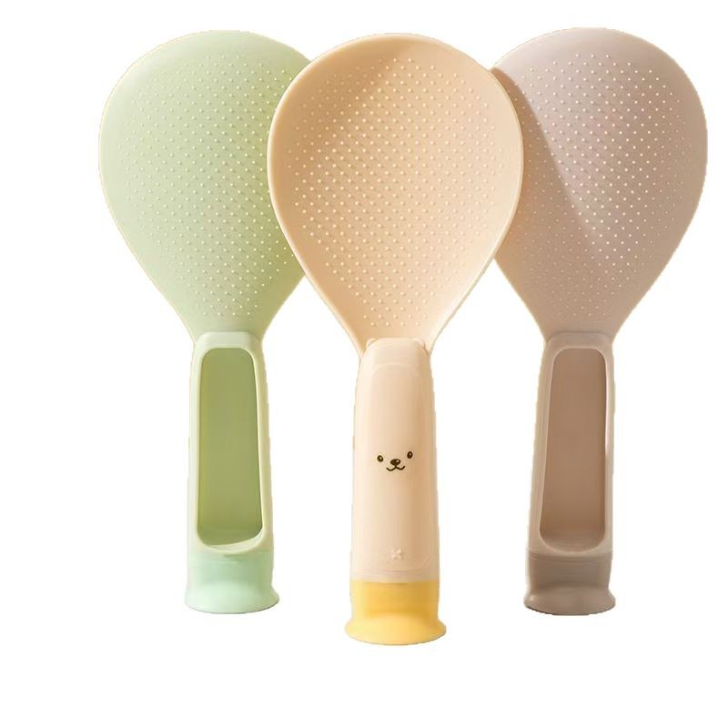 Suction type kitchen bear rice spoon can be vertical non-stick rice rice rice rice cooker food grade high temperature resistant standing household