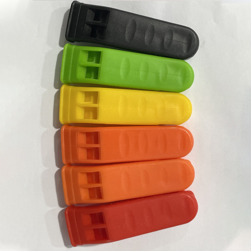 PP life-saving whistle factory swimming place orange life-saving whistle outdoor sports competition referee whistle