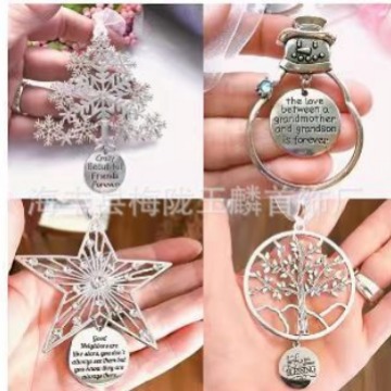 Кросс-бодер новый дружеский сплав подвеска украшение рождественской елки подвеска для рождественской елки подвеска для автомобиля