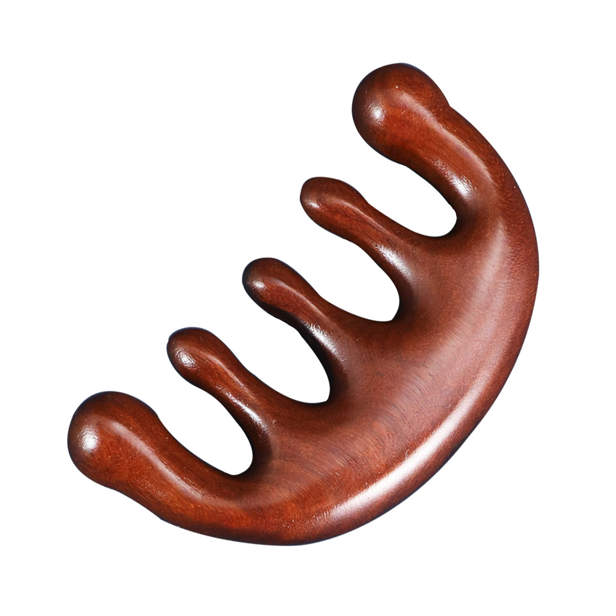Sandalwood massage comb massage comb head meridian comb carry wooden meridian comb hand gift small ribs comb