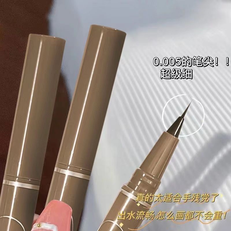 0.05mm Needle Fine Eyeliner, Ultra-Fine Tip, Waterproof, Sweat-Proof, Long-Lasting, Ultra-Fine, Not Easy to Smudge, Student Party