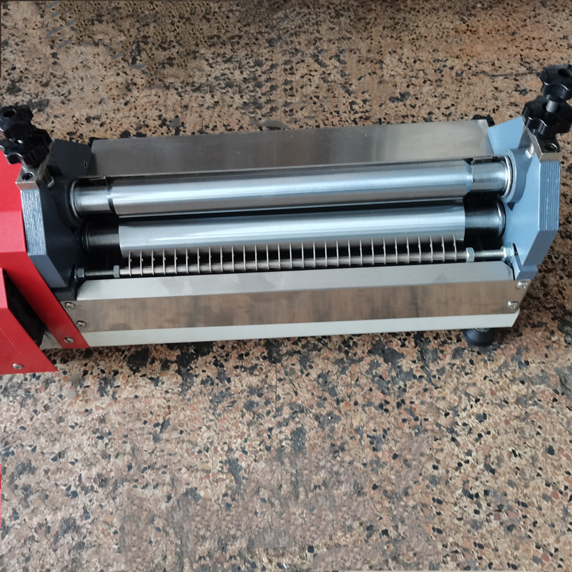 40cm Speed-Adjustable Small Gluing Machine, Full Bearing Gluing Machine, Desktop White Glue Gluing Machine, Shoe Making Machinery