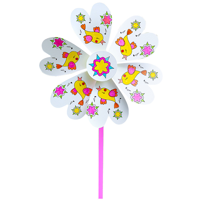 Windmill Accessories Solid Windmill Pole DIY Self-Made Windmill Kidsren's Toys Windmill Parts Windmill Parts