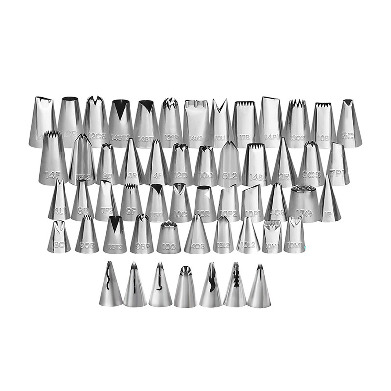 Stainless Steel 304 Seamless Medium Decorating Nozzle suit Decorating Bag Decorating Converter Baking suit Baking